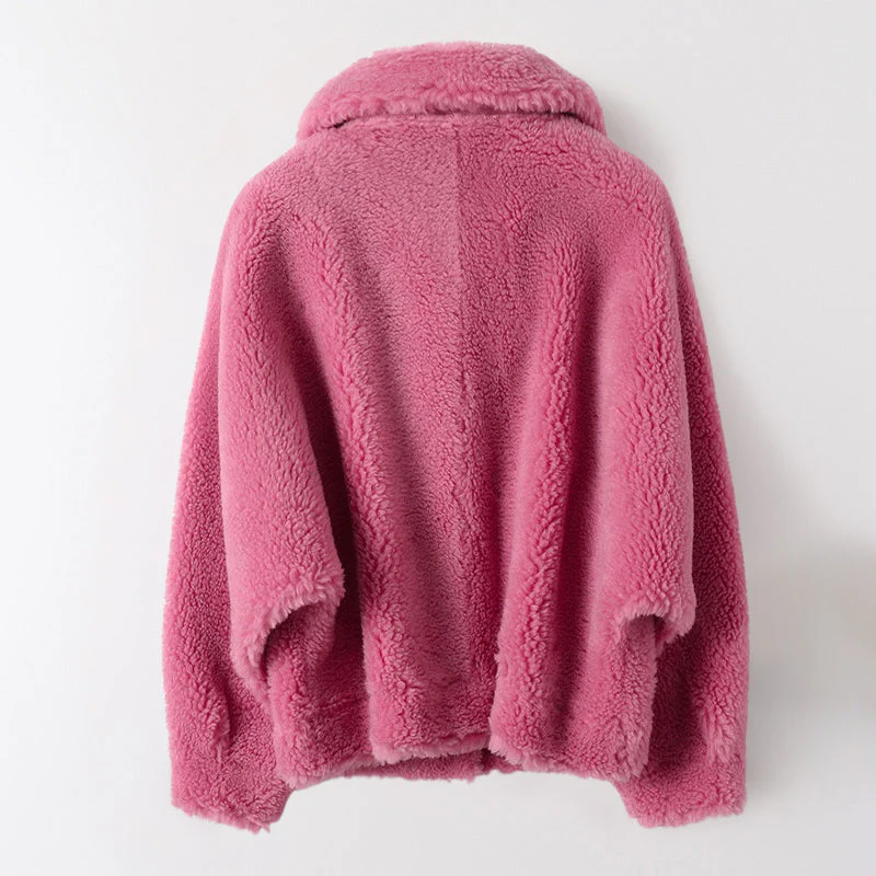 Amelia Rosette Shearling Coat - Image 2