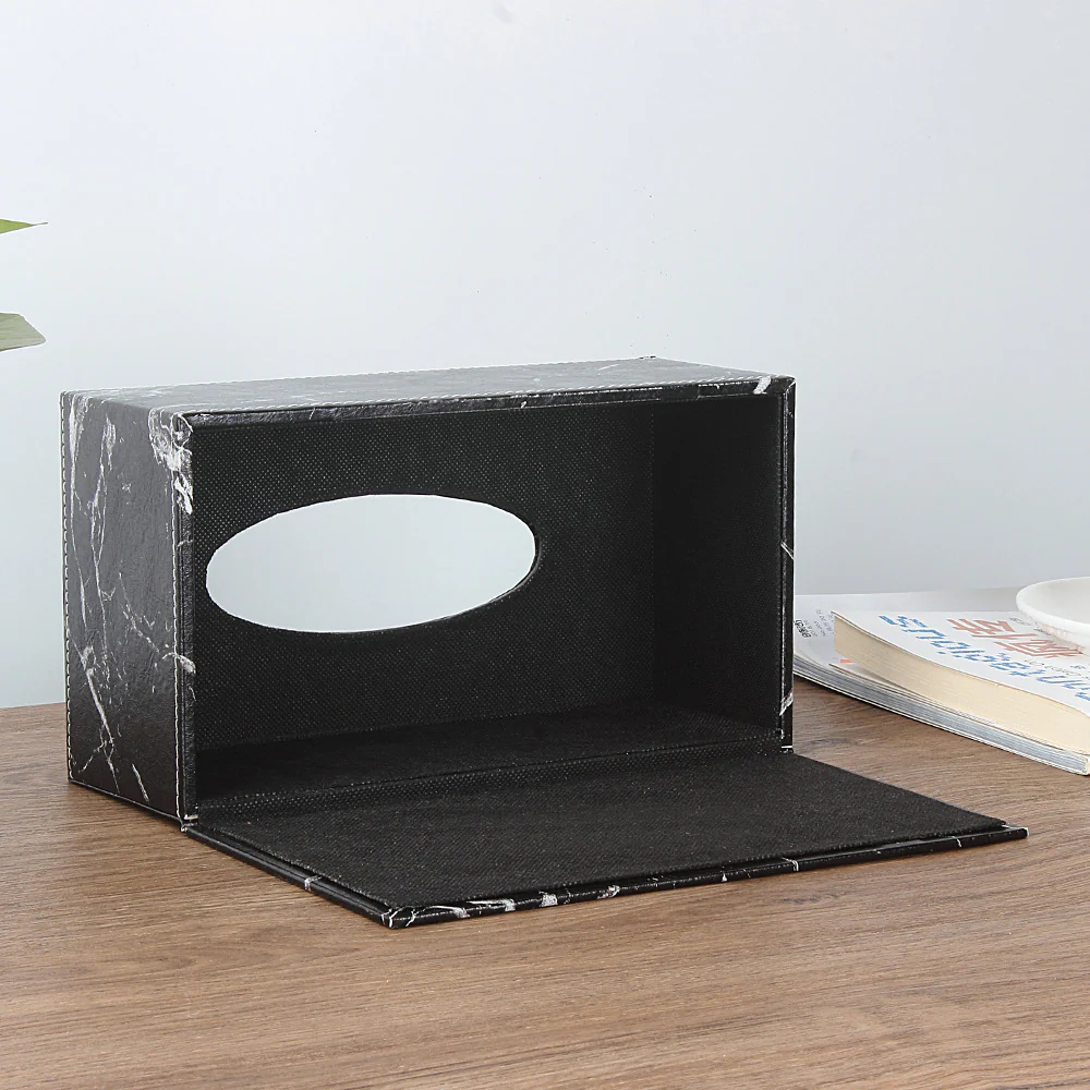 Artisan Marble Tissue Box Holder - Image 7