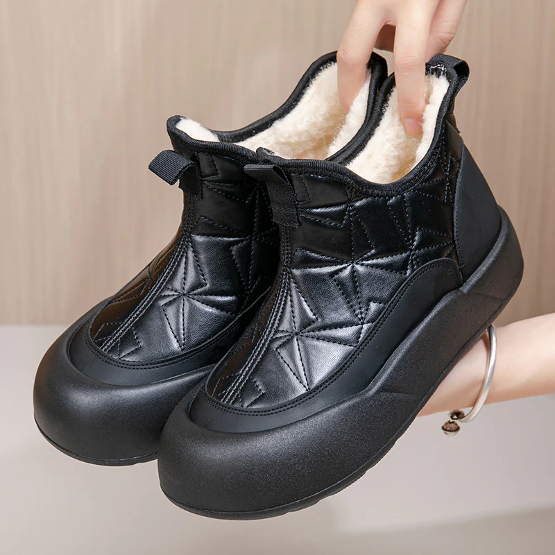 Avery Quilted Cozy Boots - Image 5