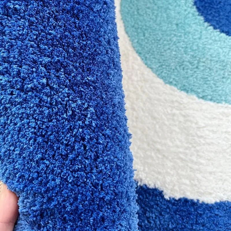 Azure Evil Eye Plush Rug - Image 7