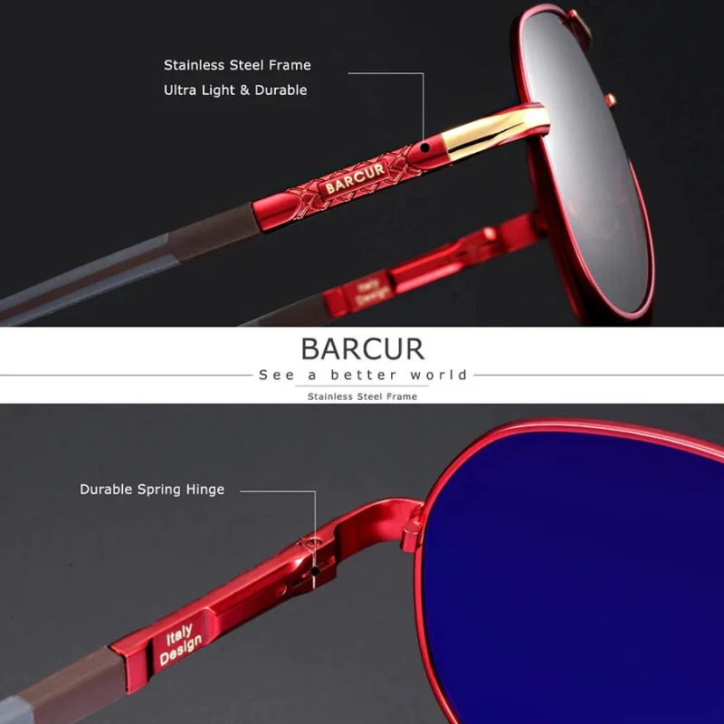 Barcur Aviator Sunglasses - Image 5