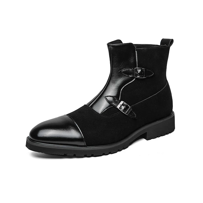 Bernado Cavallino Leather Dress Boots - Image 12