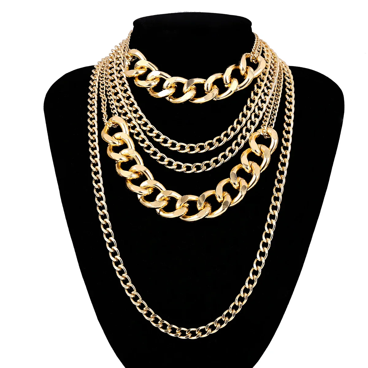 Cascade Layered Necklace - Image 3
