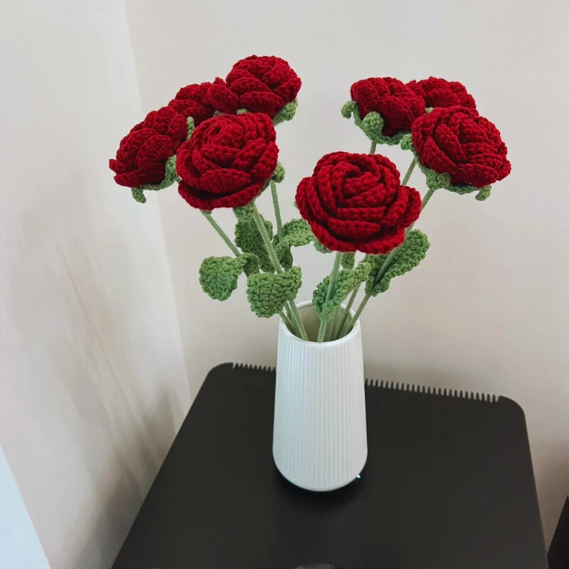 Handcrafted Eternal Rose Knits - 6 Piece Set - Image 3