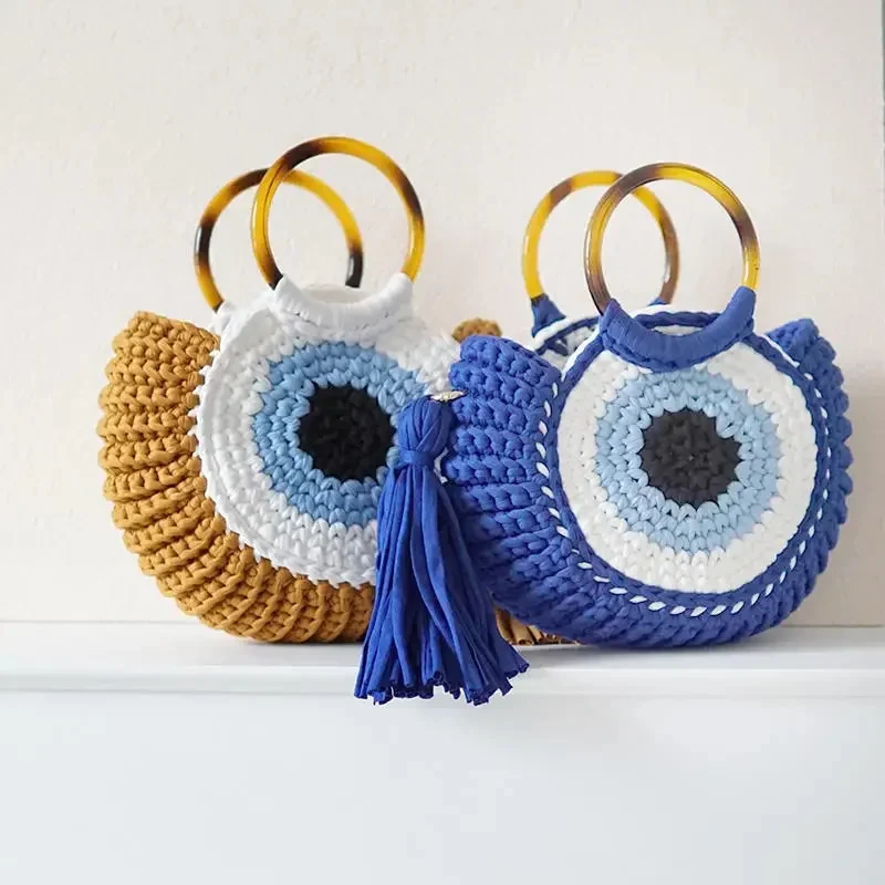 Evil Eye Crotchet Bag - Image 3