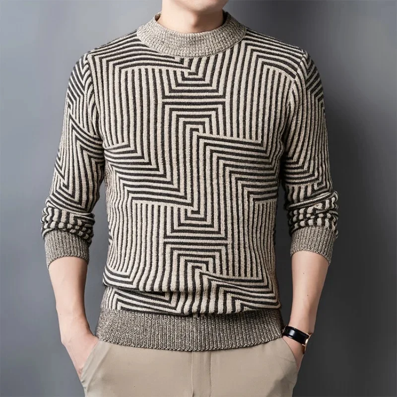 GeoStripe Comfort Sweater - Image 7