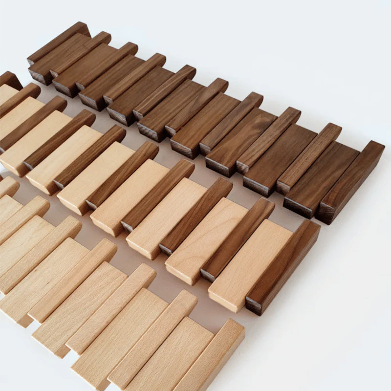 Handcrafted Wooden Piano Key Coat Rack - Image 10