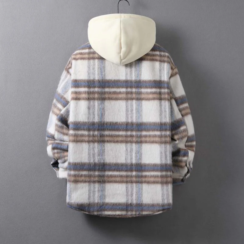 Horizon Plaid Hooded Jacket - Image 4