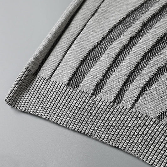 Hype Jacquard Ice Silk Knit Shirt - Image 8