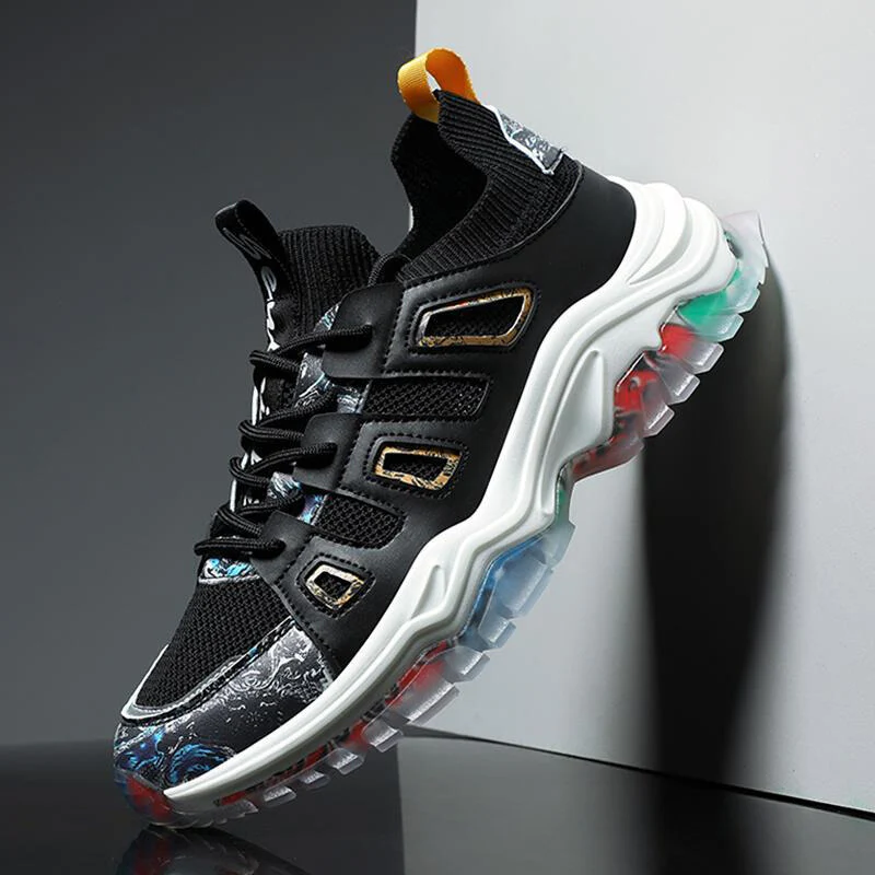 Hype Mosaic Graffiti Sneakers - Image 12