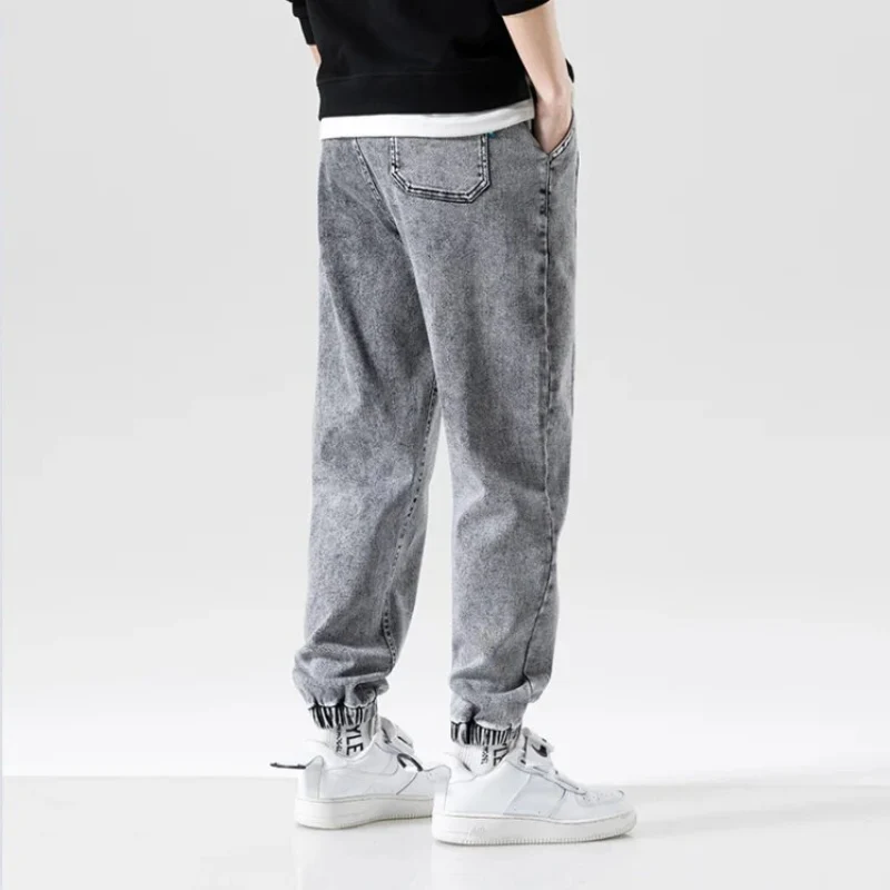 Hype Light Wash Denim Joggers - Image 5