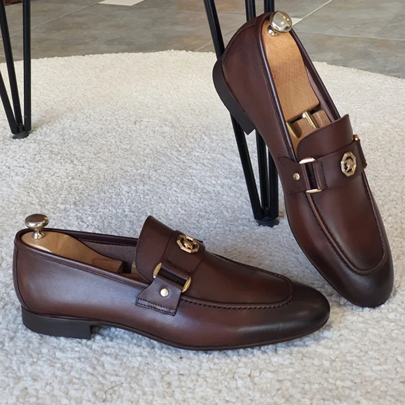 Milan Italian Genuine Leather Loafers - Image 6