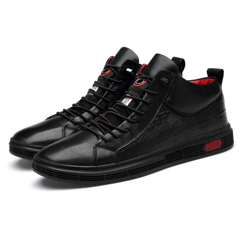 Nero Genuine Leather Sneakers - Image 11