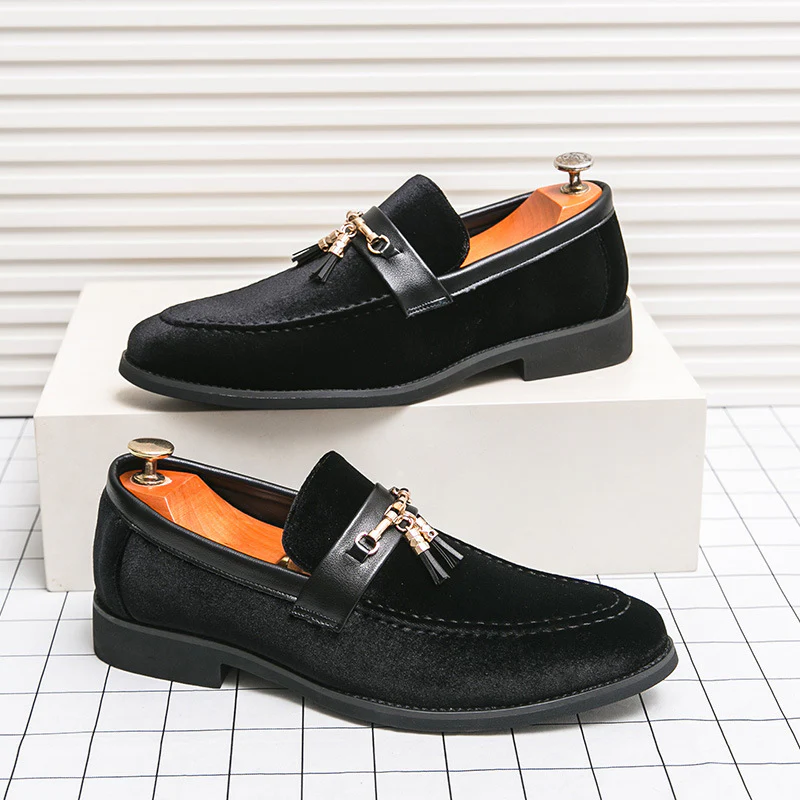 Pelle Italiana Velvet Loafers - Image 2