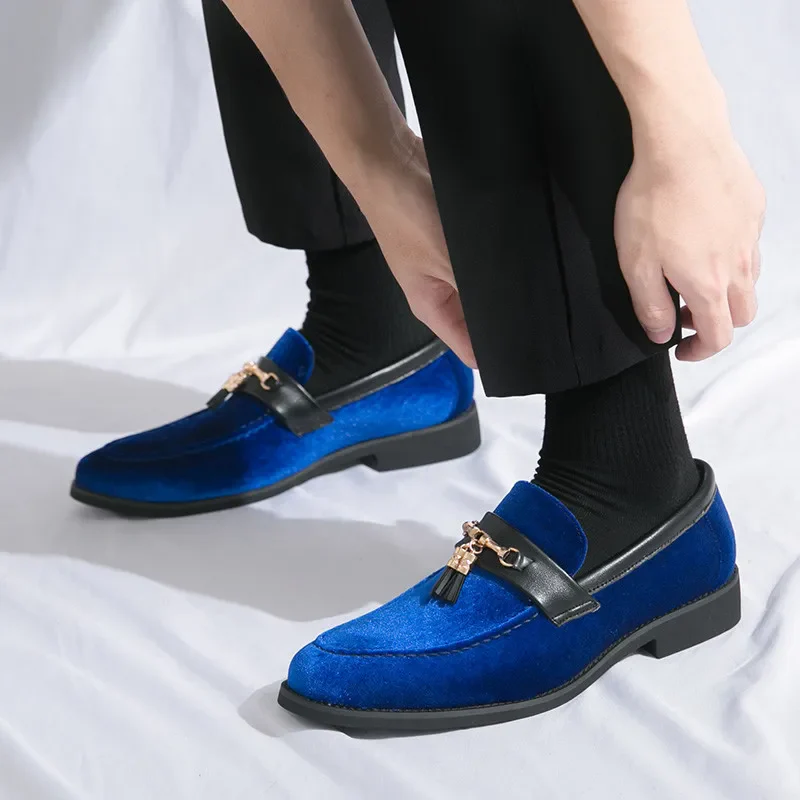 Pelle Italiana Velvet Loafers - Image 5