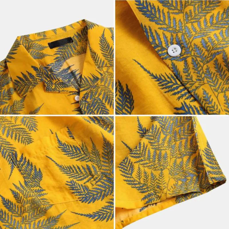 Sunny Palm - Cotton Shirt - Image 3