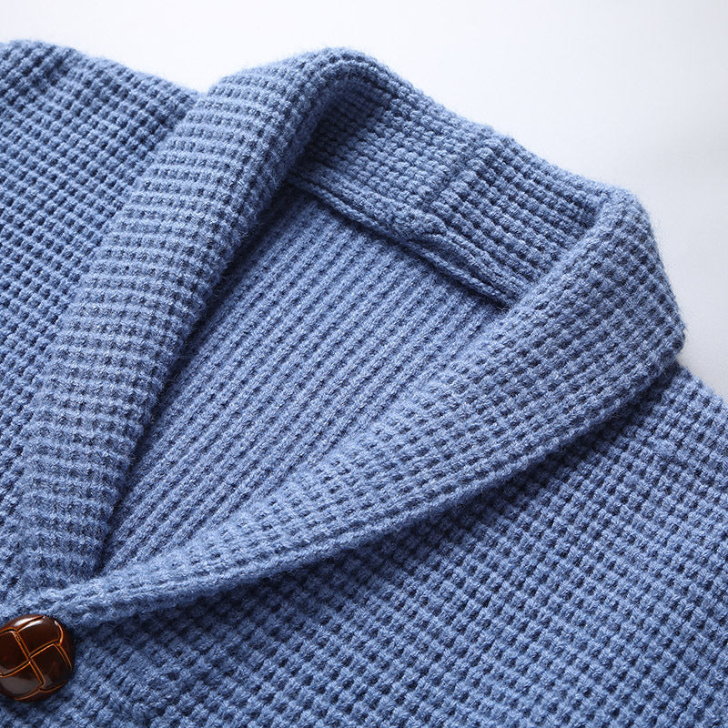 Varsity Wool Cardigan - Image 8