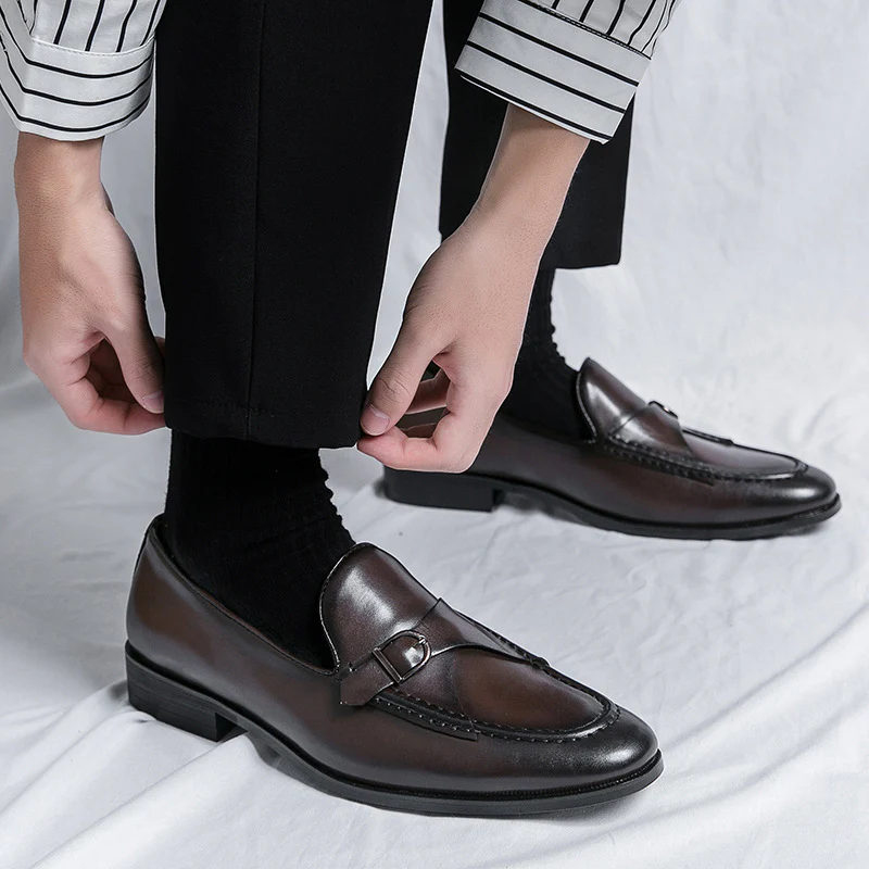 Vienna Genuine Leather Penny Loafers - Image 10