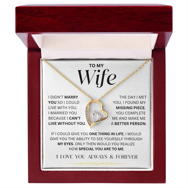 Wife -  Forever Love Necklace - Image 4